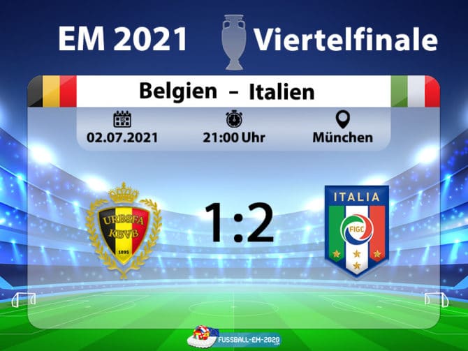 Viertelfinal 2 - Belgien gegen Italien